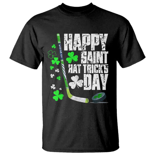 st-patricks-day-ice-hockey-t-shirt-happy-saint-hat-tricks-lucky-shamrocks