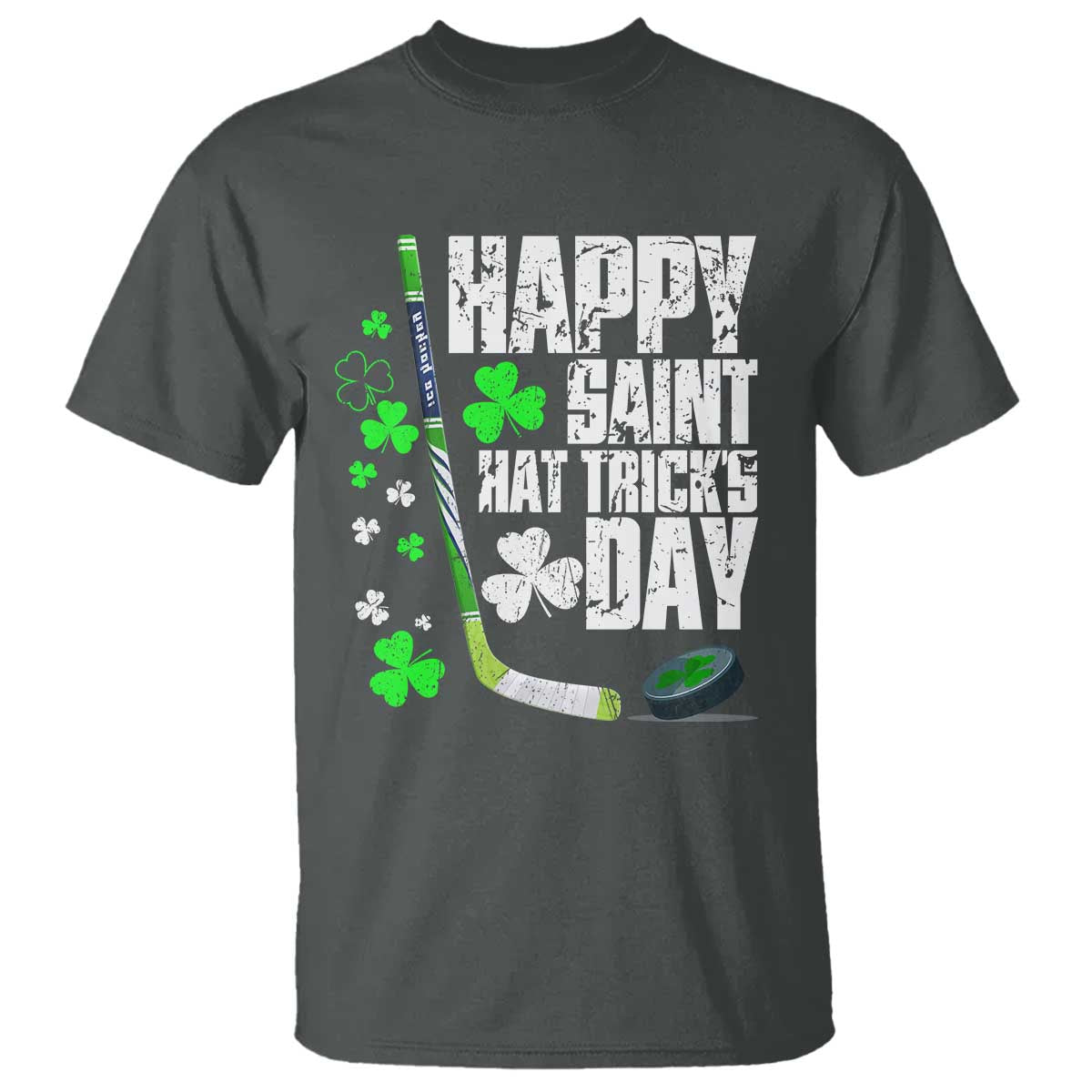 st-patricks-day-ice-hockey-t-shirt-happy-saint-hat-tricks-lucky-shamrocks