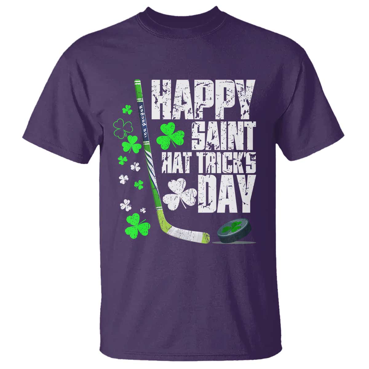 st-patricks-day-ice-hockey-t-shirt-happy-saint-hat-tricks-lucky-shamrocks