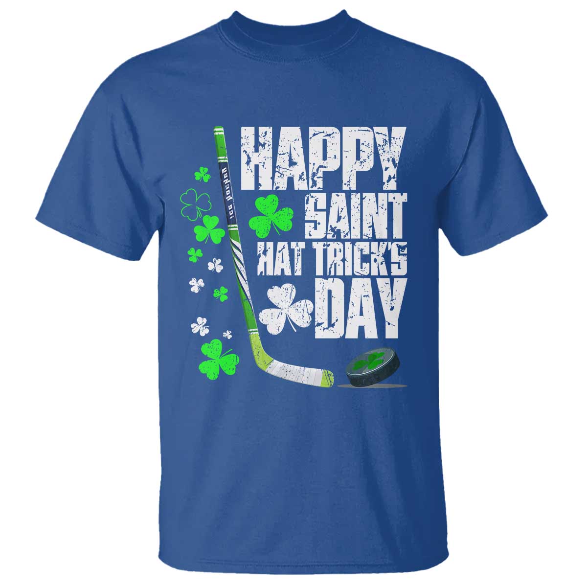 st-patricks-day-ice-hockey-t-shirt-happy-saint-hat-tricks-lucky-shamrocks
