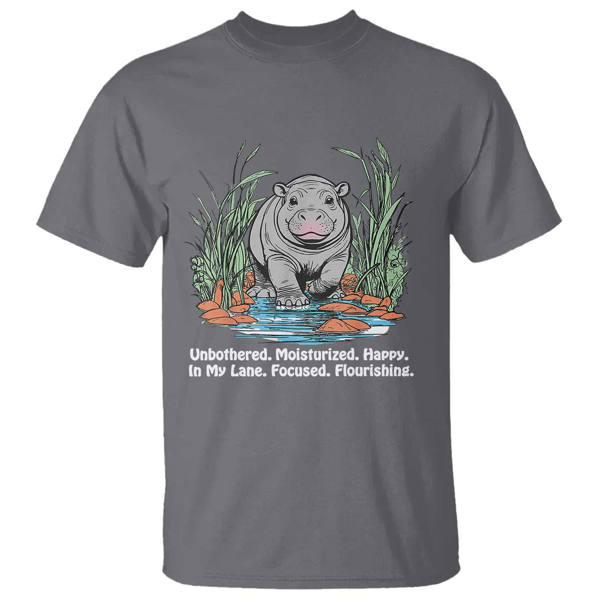 baby-hippo-moo-deng-t-shirt-unbothered-bouncy-pig-meme-cute-viral