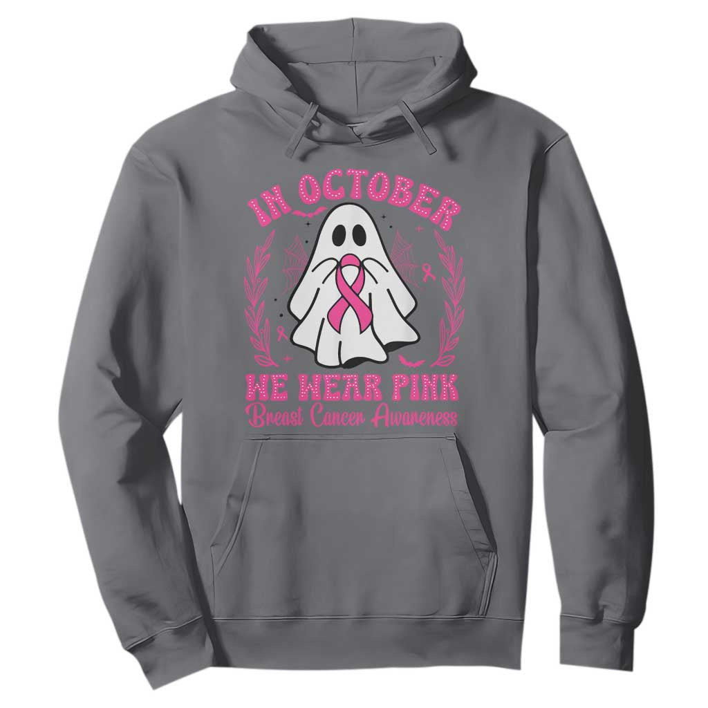 Breast Cancer Support Hoodie In October We Wear Pink