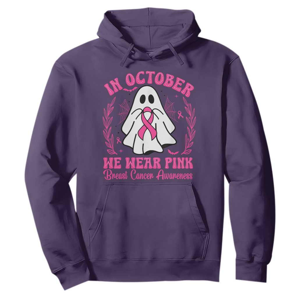 Breast Cancer Support Hoodie In October We Wear Pink