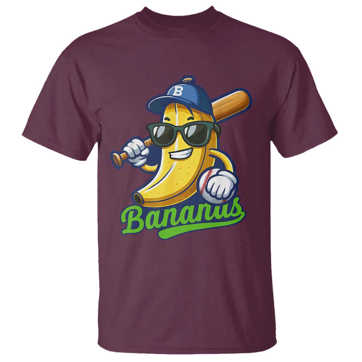 cute-banana-graphics-t-shirt-funny-sports-baseball-lover