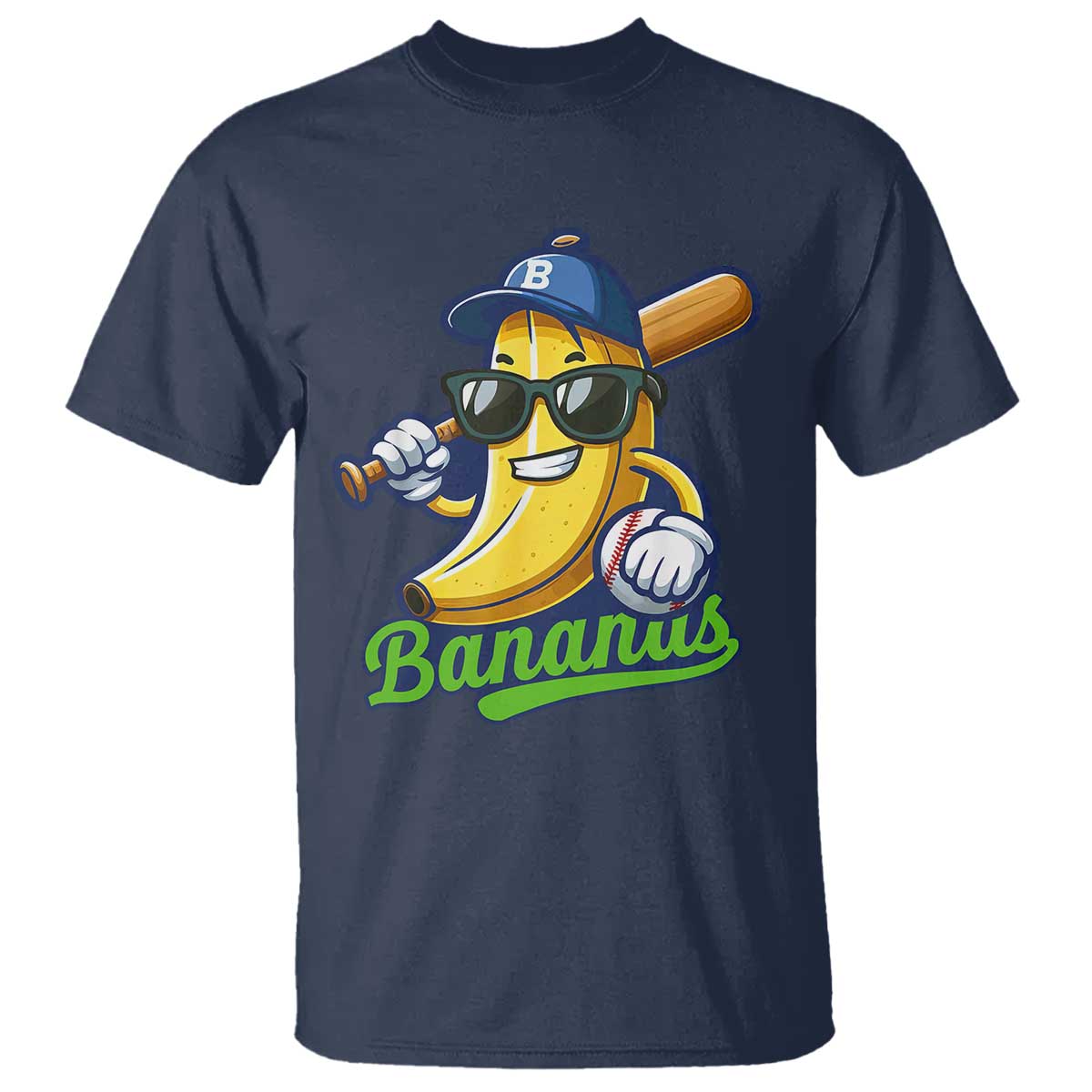 cute-banana-graphics-t-shirt-funny-sports-baseball-lover