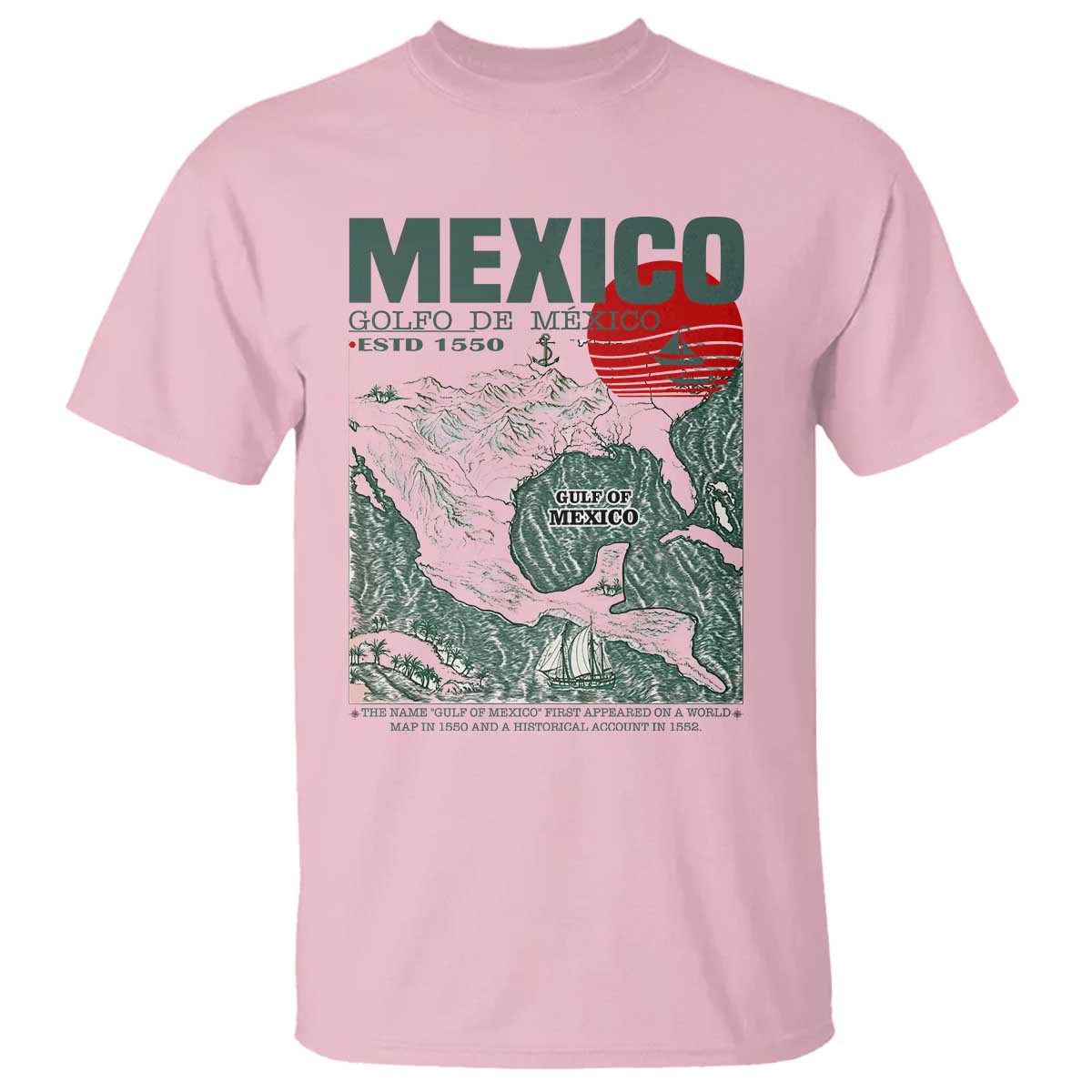 gulf-of-mexico-estd-1550-t-shirt-golfo-de-mexico-historic-map-retro-graphic