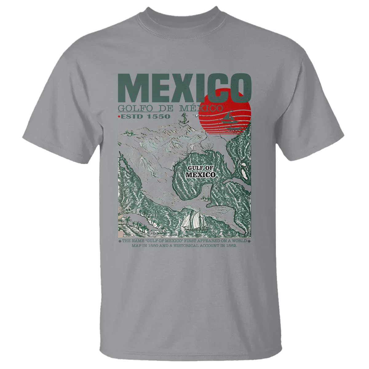 gulf-of-mexico-estd-1550-t-shirt-golfo-de-mexico-historic-map-retro-graphic