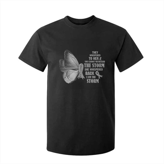 Parkinson's Support Squad T Shirt For Kid She Whispered Back I Am The Storm