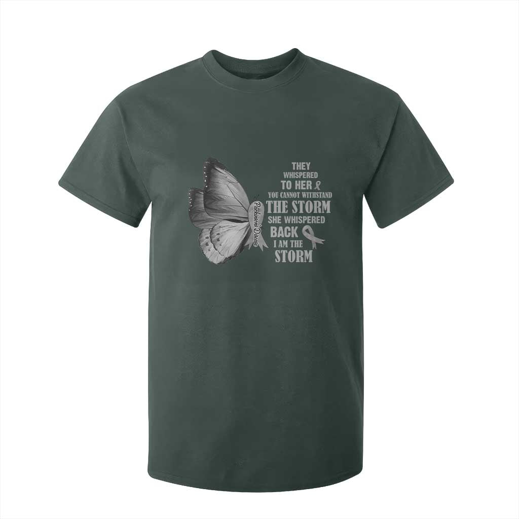 Parkinson's Support Squad T Shirt For Kid She Whispered Back I Am The Storm