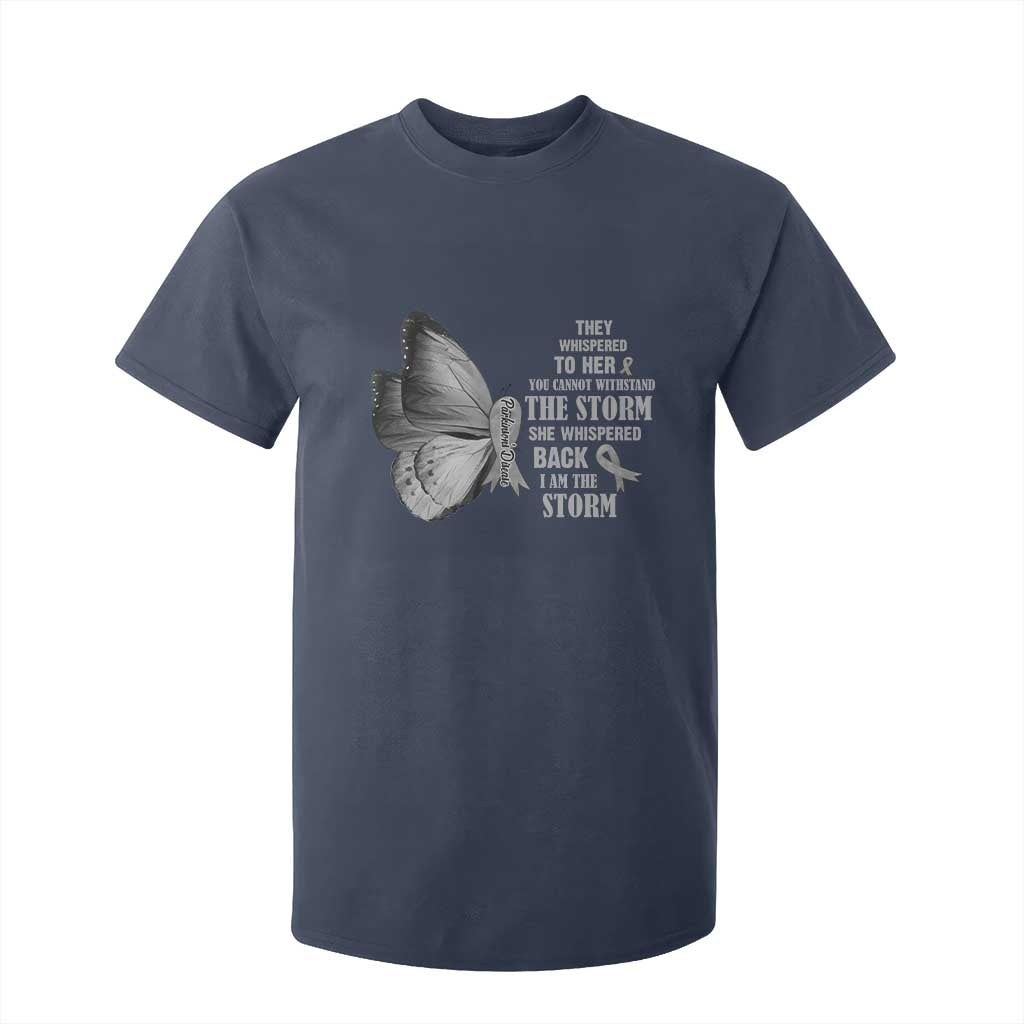 Parkinson's Support Squad T Shirt For Kid She Whispered Back I Am The Storm