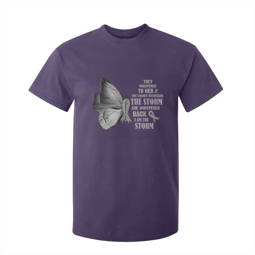 Parkinson's Support Squad T Shirt For Kid She Whispered Back I Am The Storm