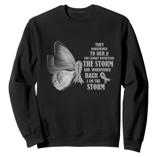 Parkinson's Support Squad Sweatshirt She Whispered Back I Am The Storm