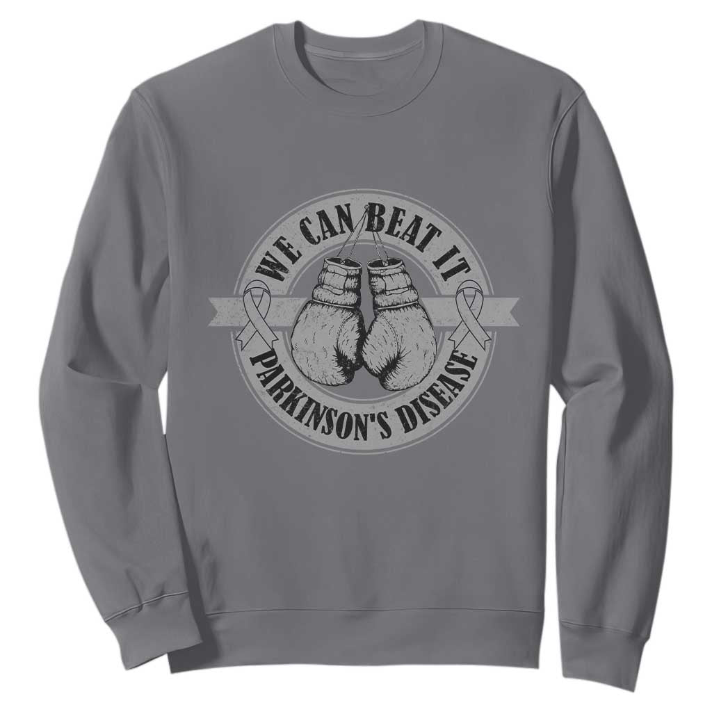 Parkinson's Warrior Sweatshirt We Can Beat It Boxing Fight Against Parkinsons