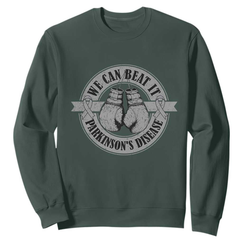 Parkinson's Warrior Sweatshirt We Can Beat It Boxing Fight Against Parkinsons