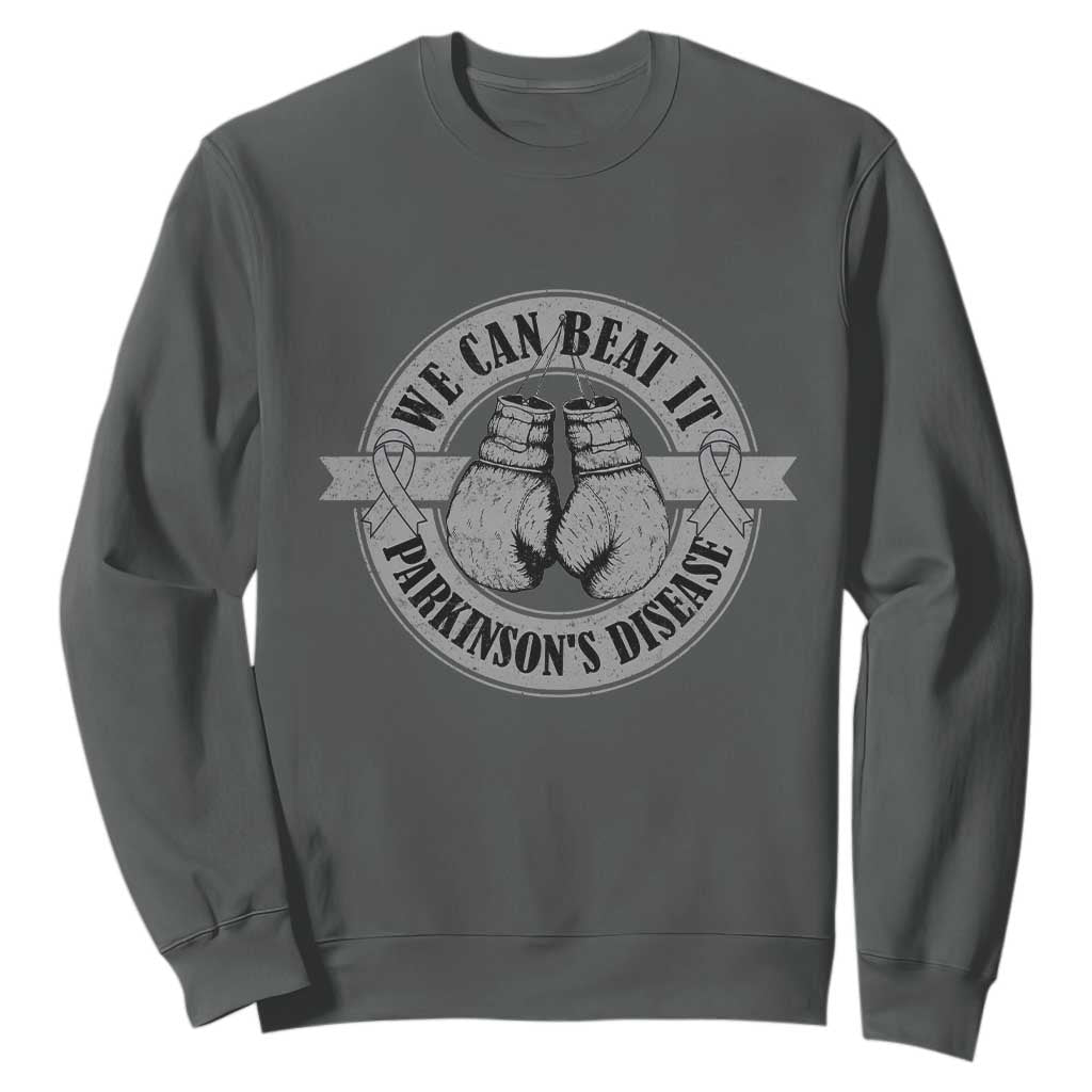Parkinson's Warrior Sweatshirt We Can Beat It Boxing Fight Against Parkinsons