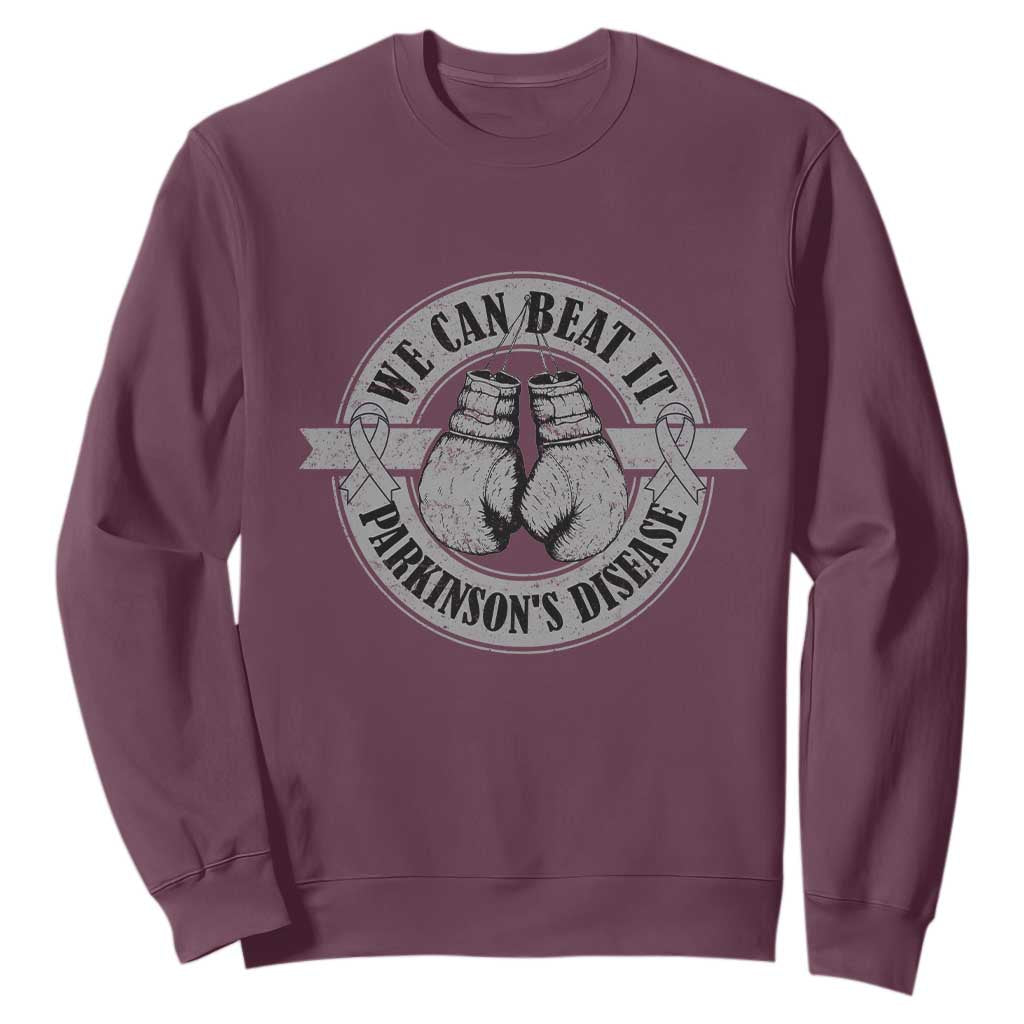 Parkinson's Warrior Sweatshirt We Can Beat It Boxing Fight Against Parkinsons