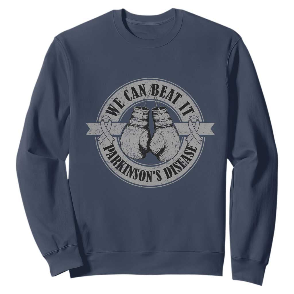 Parkinson's Warrior Sweatshirt We Can Beat It Boxing Fight Against Parkinsons