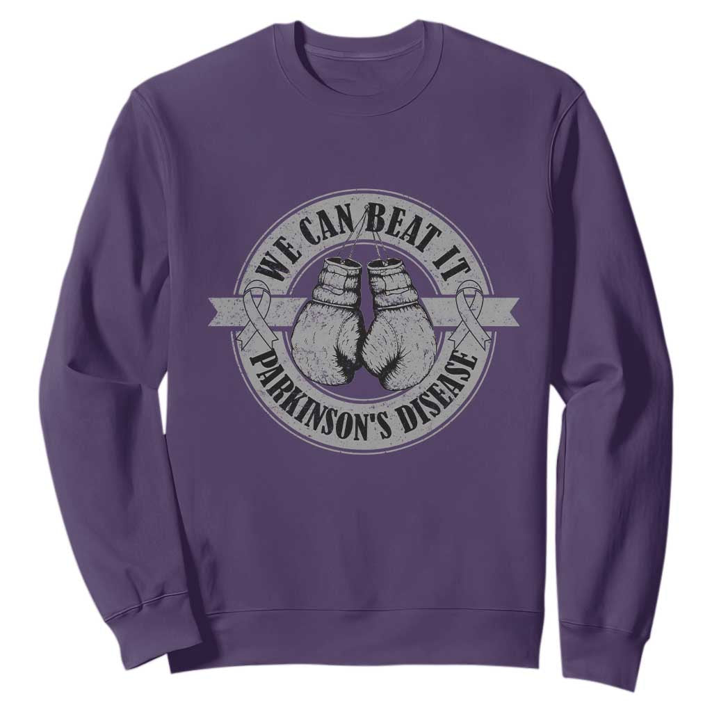 Parkinson's Warrior Sweatshirt We Can Beat It Boxing Fight Against Parkinsons