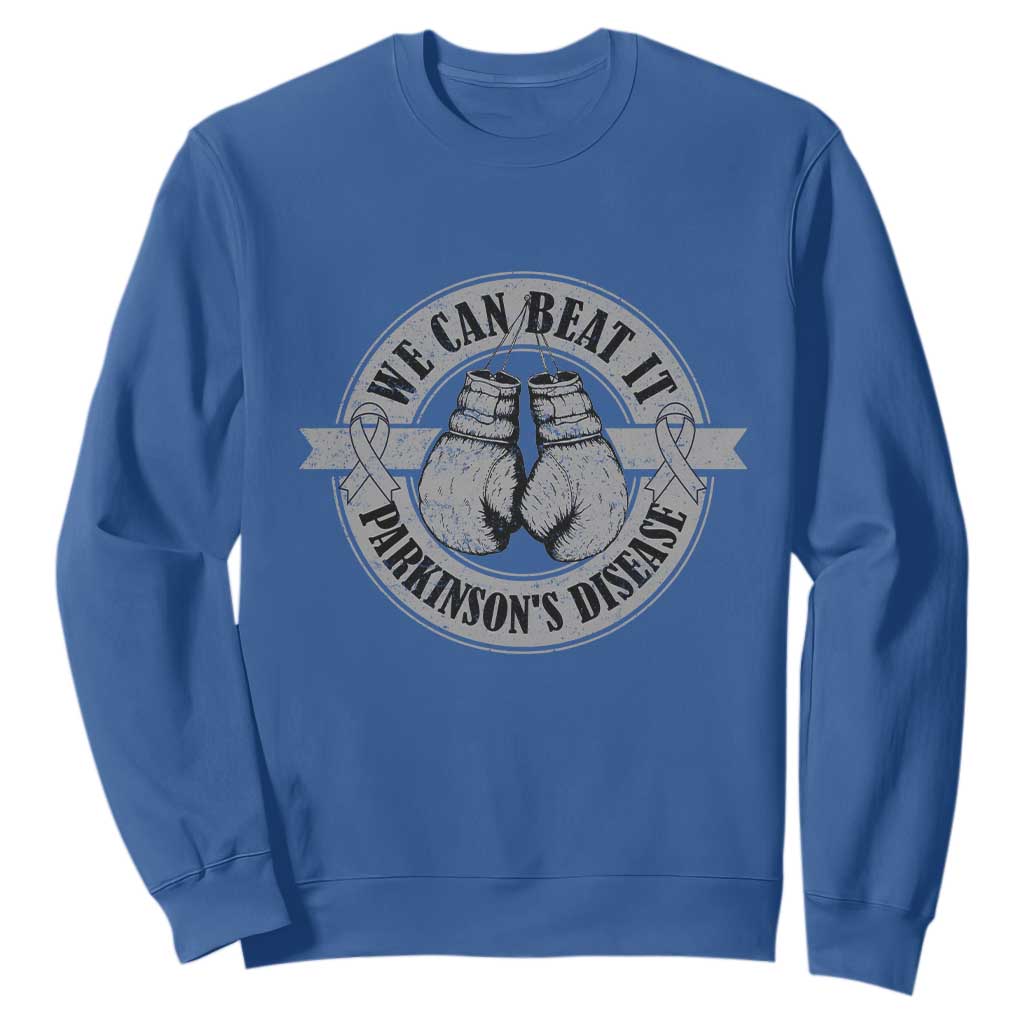 Parkinson's Warrior Sweatshirt We Can Beat It Boxing Fight Against Parkinsons