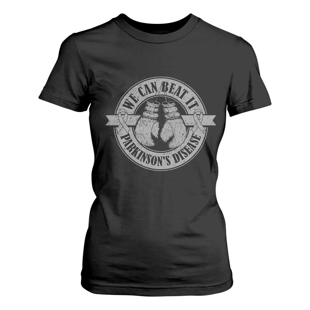 Parkinson's Warrior T Shirt For Women We Can Beat It Boxing Fight Against Parkinsons