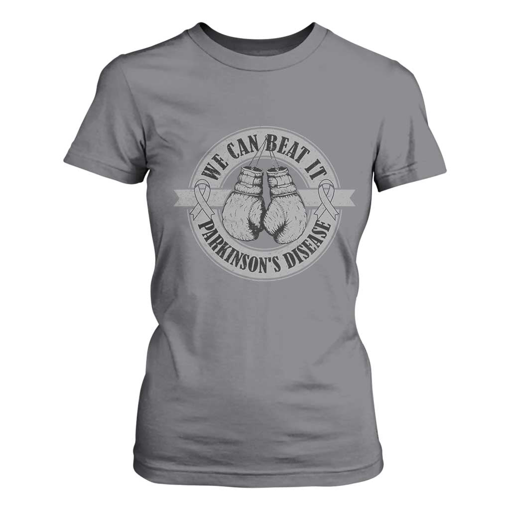 Parkinson's Warrior T Shirt For Women We Can Beat It Boxing Fight Against Parkinsons