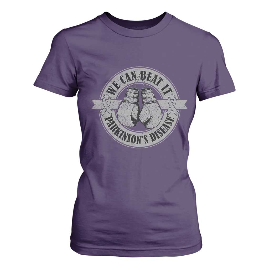 Parkinson's Warrior T Shirt For Women We Can Beat It Boxing Fight Against Parkinsons