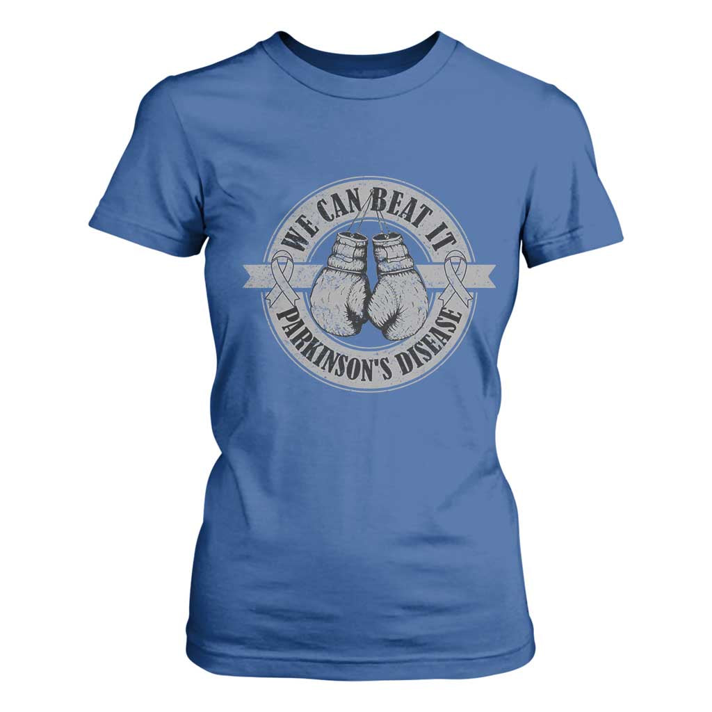 Parkinson's Warrior T Shirt For Women We Can Beat It Boxing Fight Against Parkinsons