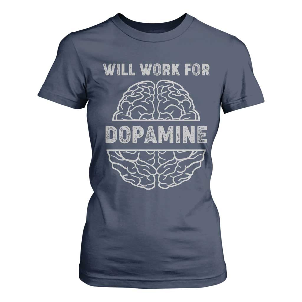 Parkinson's Support T Shirt For Women Work For Dopamine Parkinsons Warrior