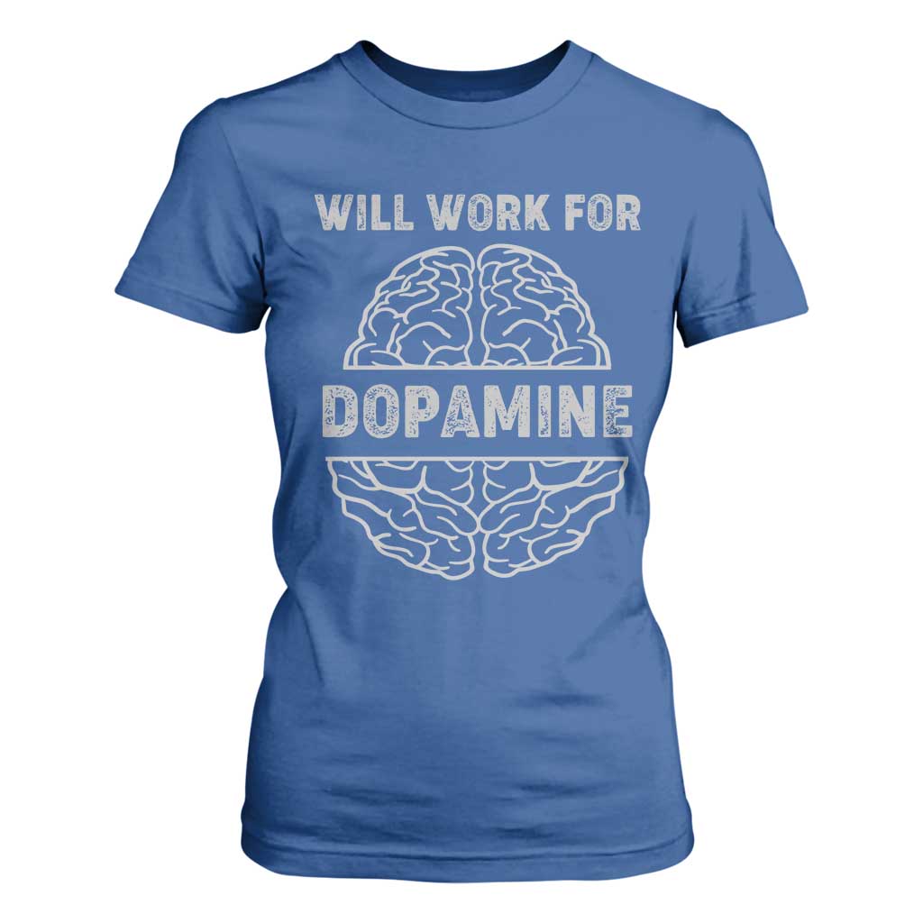 Parkinson's Support T Shirt For Women Work For Dopamine Parkinsons Warrior