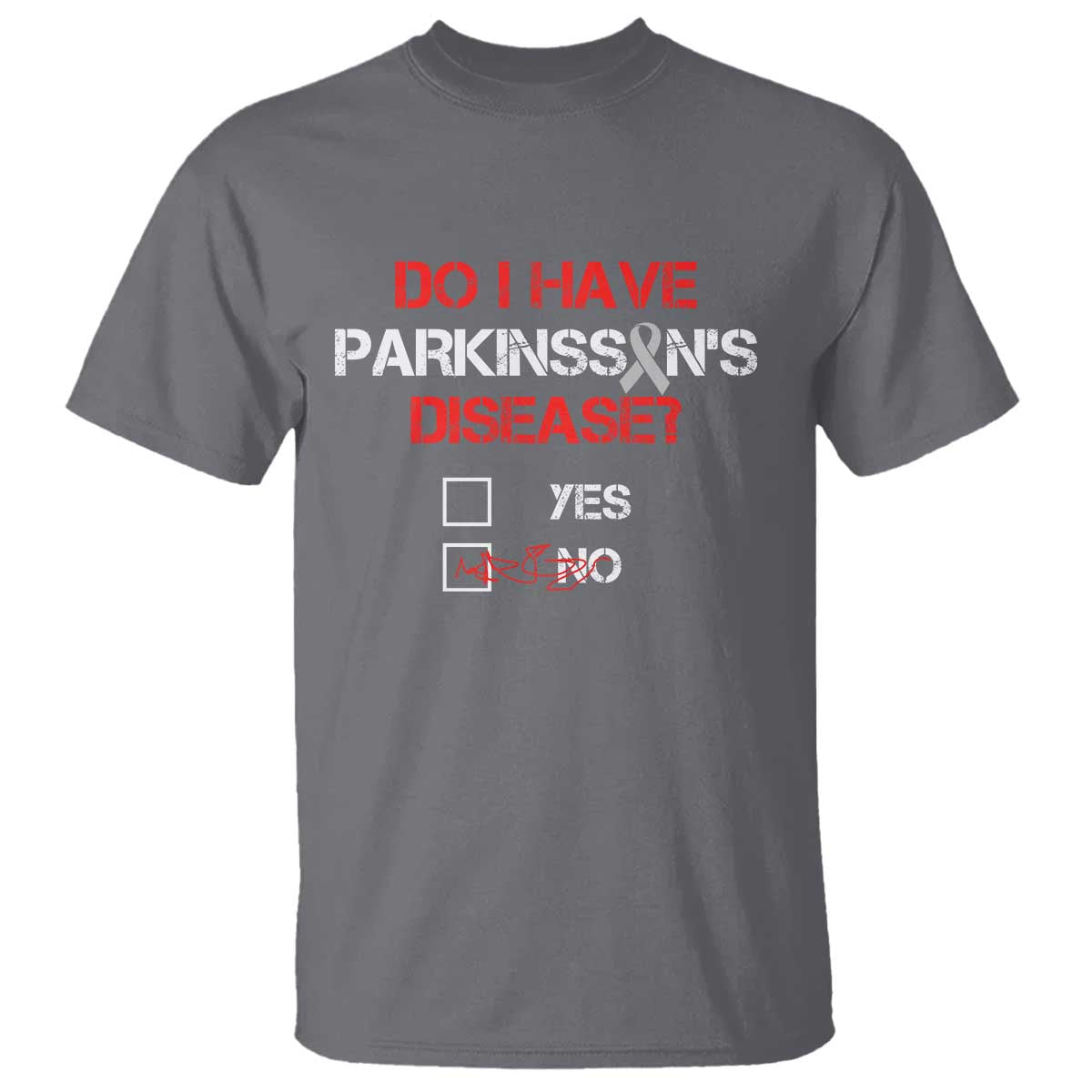 Parkinson's Support T Shirt Yes No Warrior Survivor