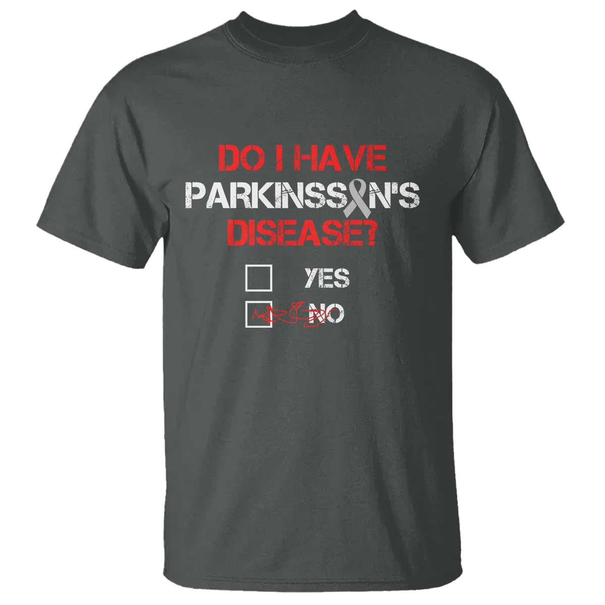 Parkinson's Support T Shirt Yes No Warrior Survivor