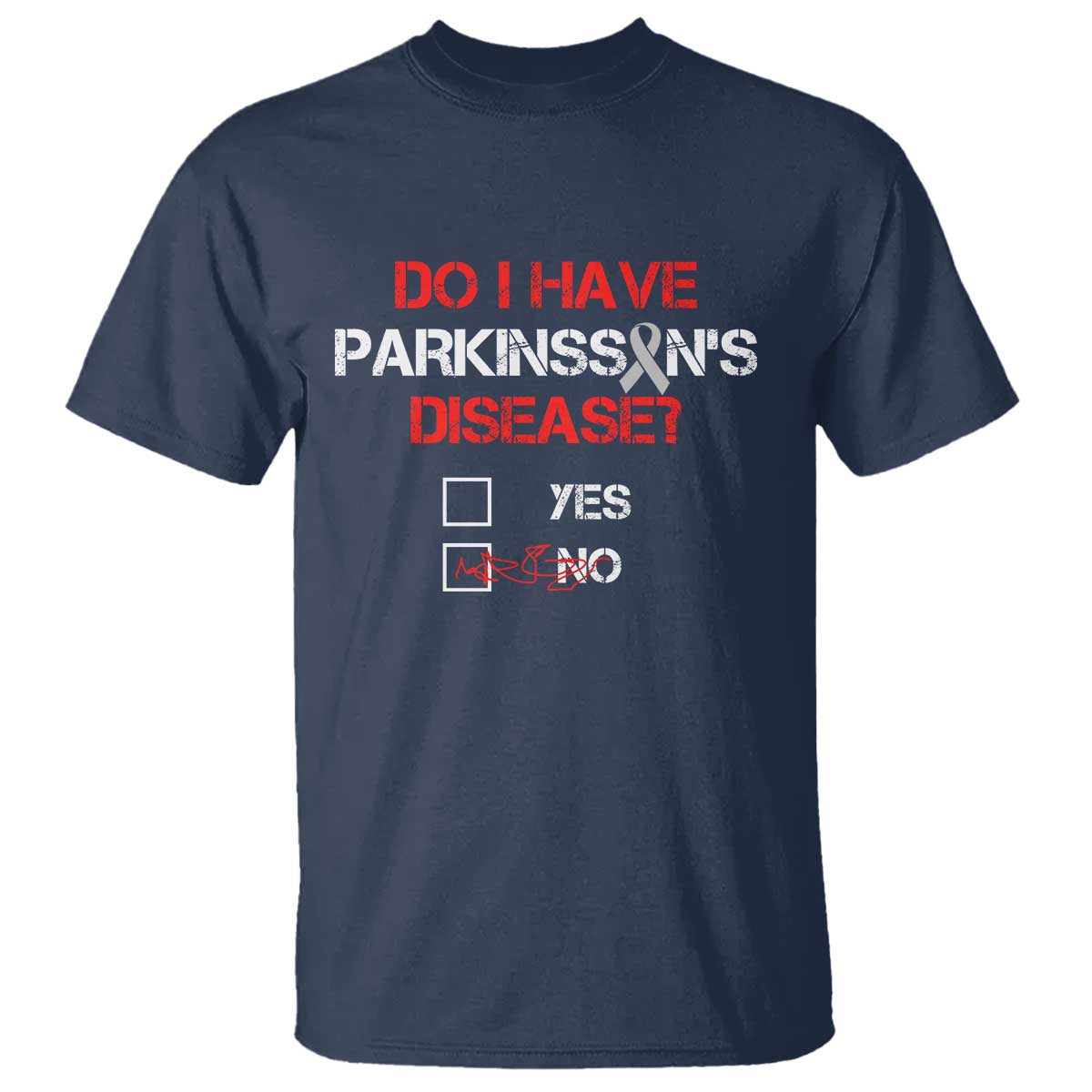 Parkinson's Support T Shirt Yes No Warrior Survivor