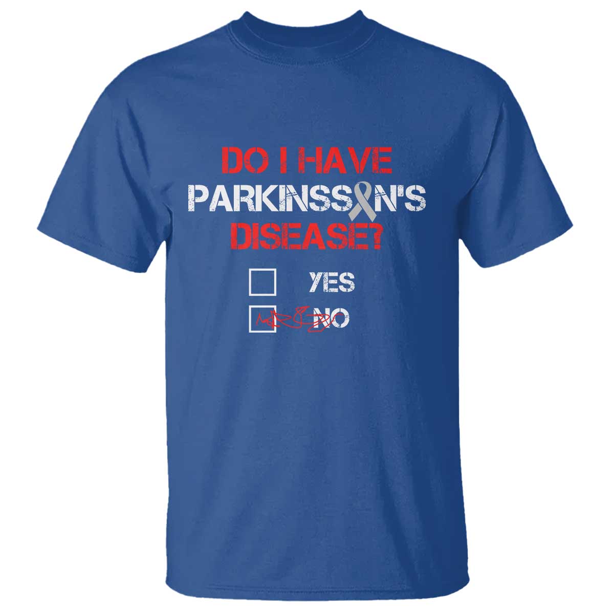 Parkinson's Support T Shirt Yes No Warrior Survivor