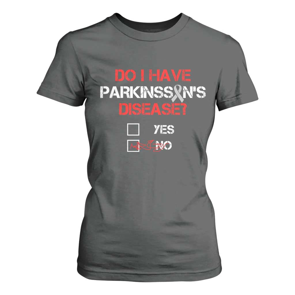 Parkinson's Support T Shirt For Women Yes No Warrior Survivor