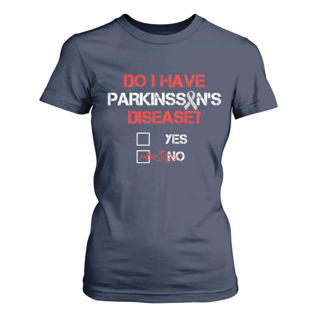 Parkinson's Support T Shirt For Women Yes No Warrior Survivor