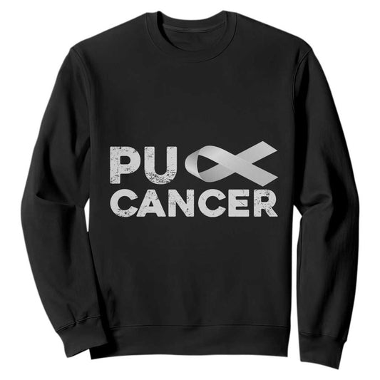 Parkinson's Support Sweatshirt Puck Farkinsons Parkinson's Silver Gray Ribbon