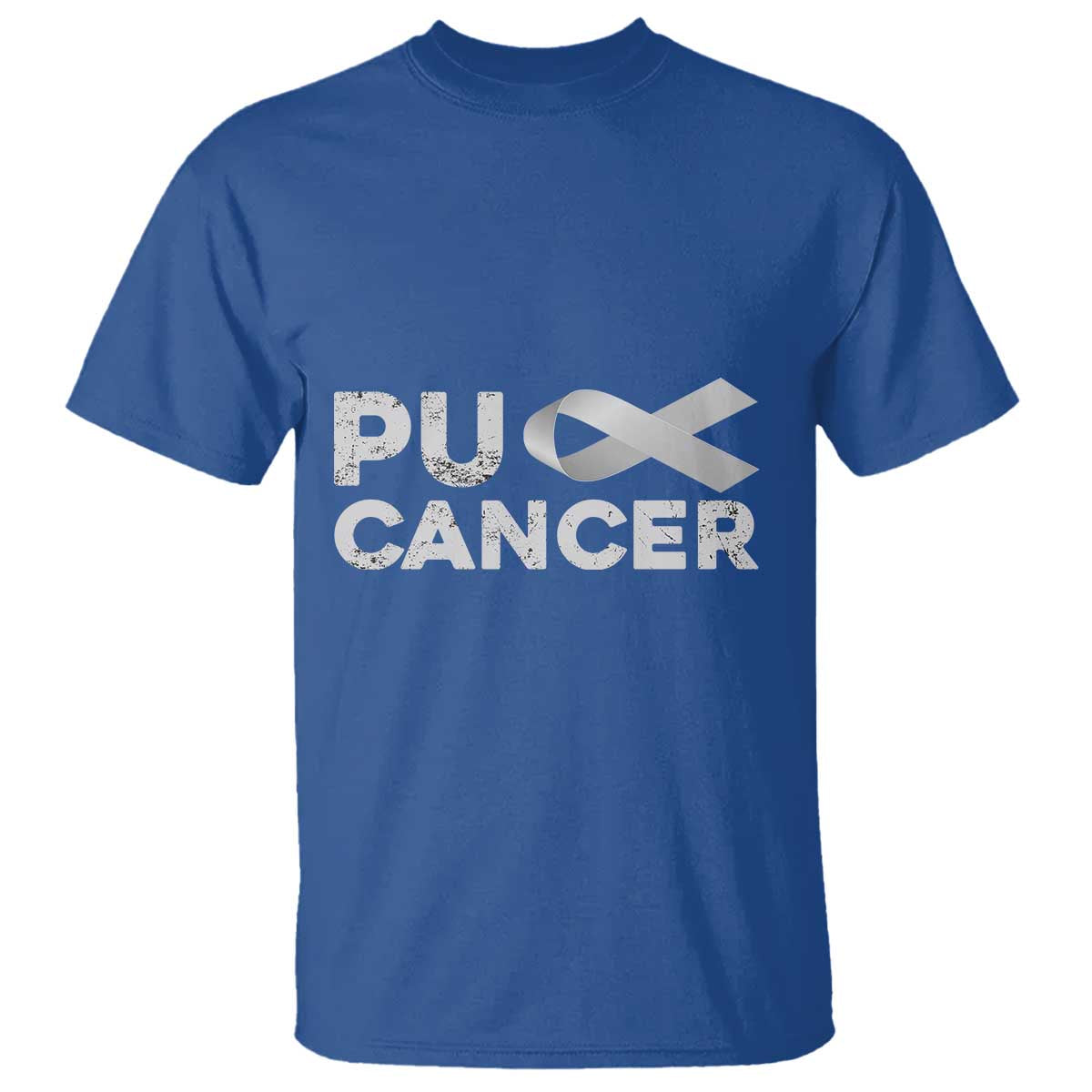 Parkinson's Support T Shirt Puck Farkinsons Parkinson's Silver Gray Ribbon
