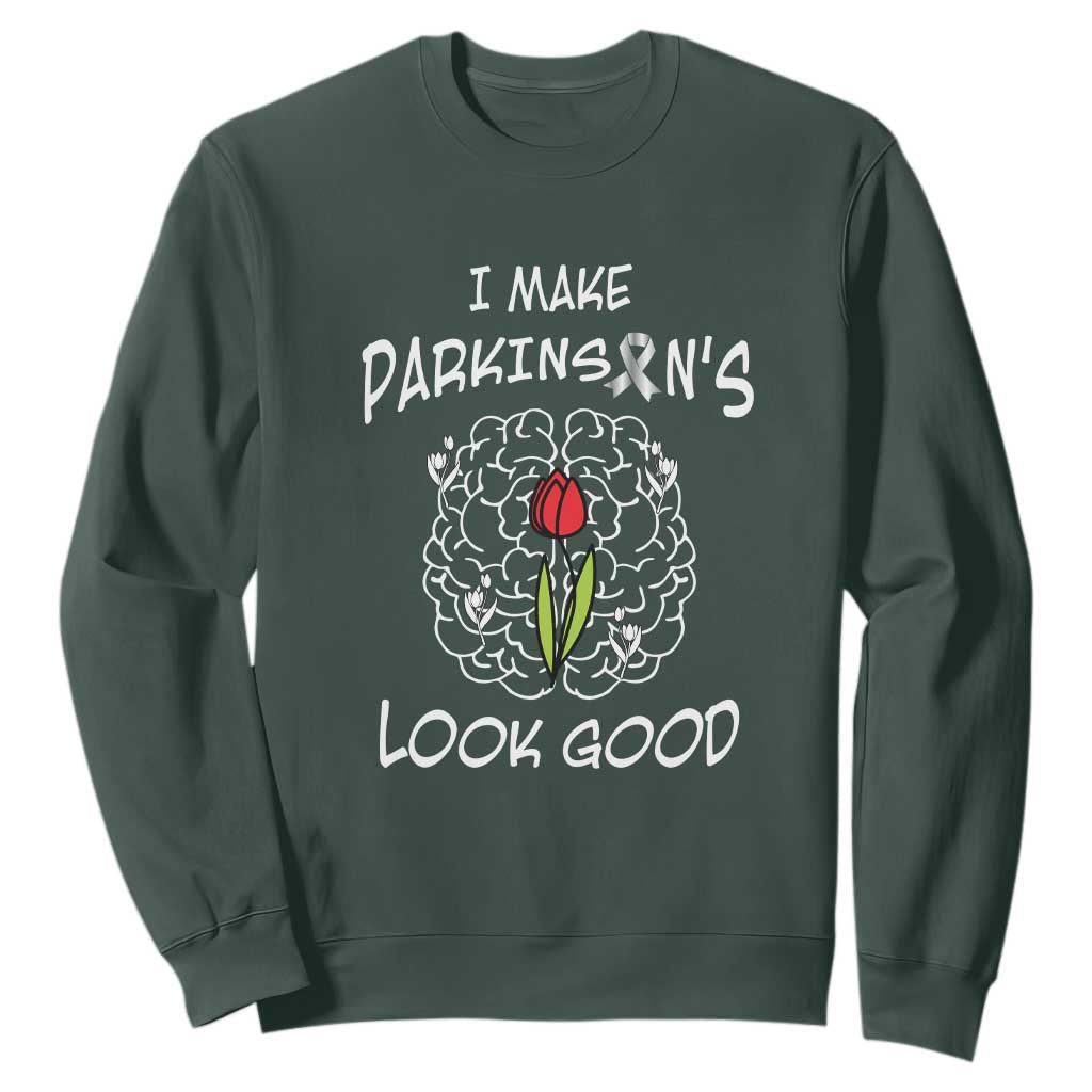 Parkinson's Warrior Sweatshirt I Make Parkinsons Look Good Tulip