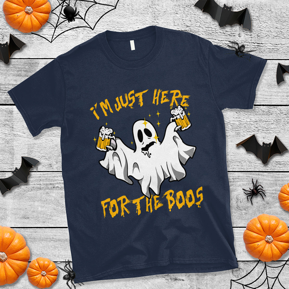 ghost-halloween-costume-t-shirt-im-just-here-for-the-boos-drunk-drinking-boo-sheet