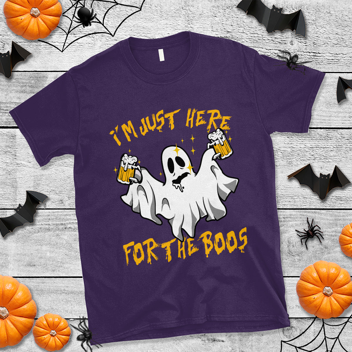 ghost-halloween-costume-t-shirt-im-just-here-for-the-boos-drunk-drinking-boo-sheet
