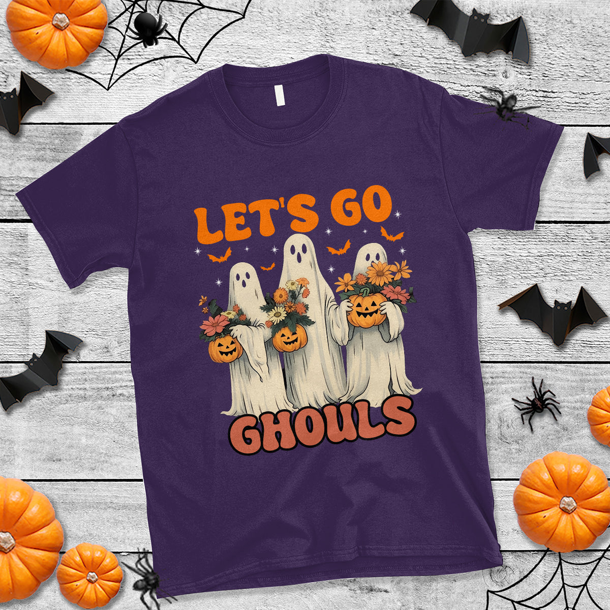 ghost-halloween-costume-t-shirt-lets-go-ghouls-retro-boo-sheet