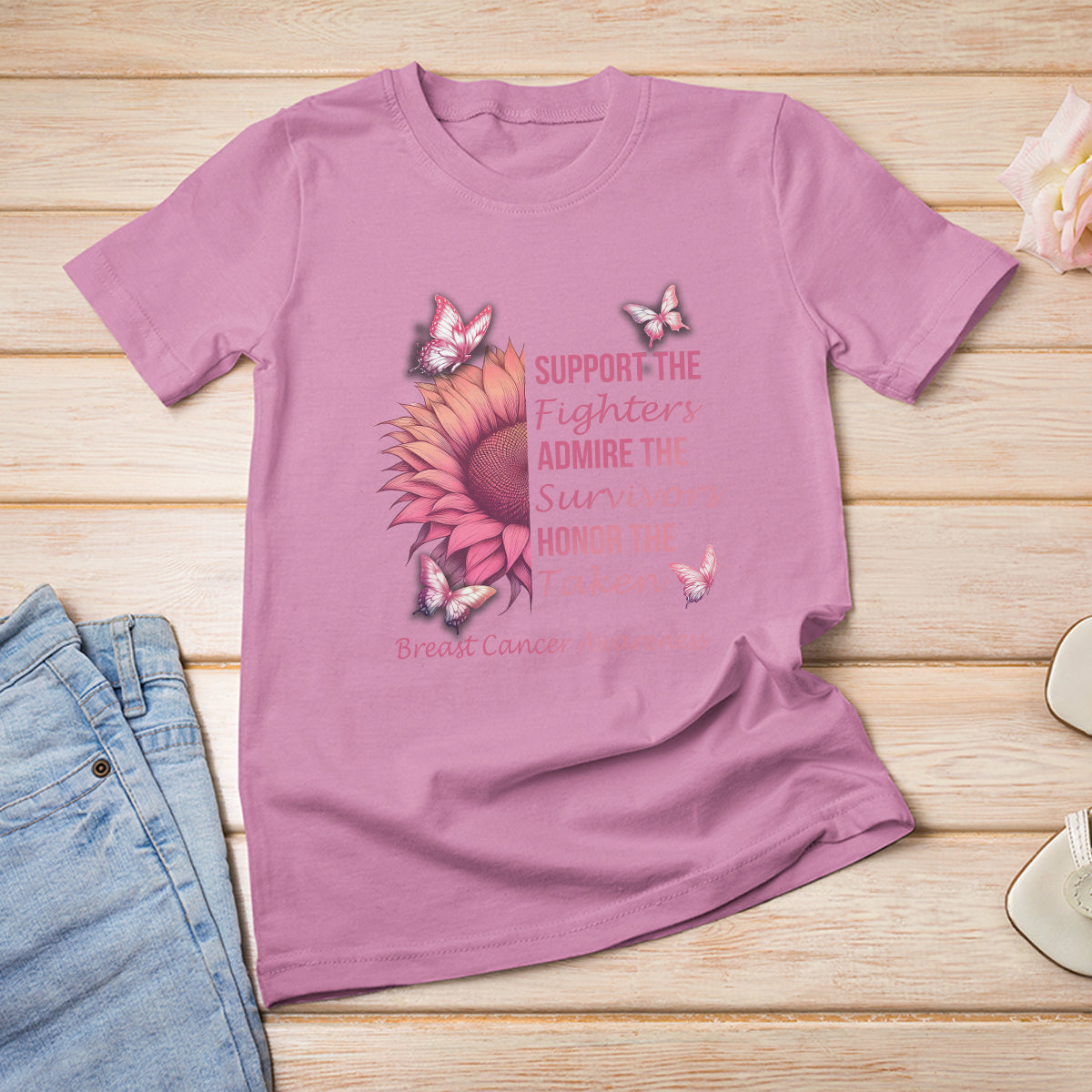 breast-cancer-awareness-t-shirt-support-admire-honor-breast-cancer-warrior-survivor-pink-sunflower