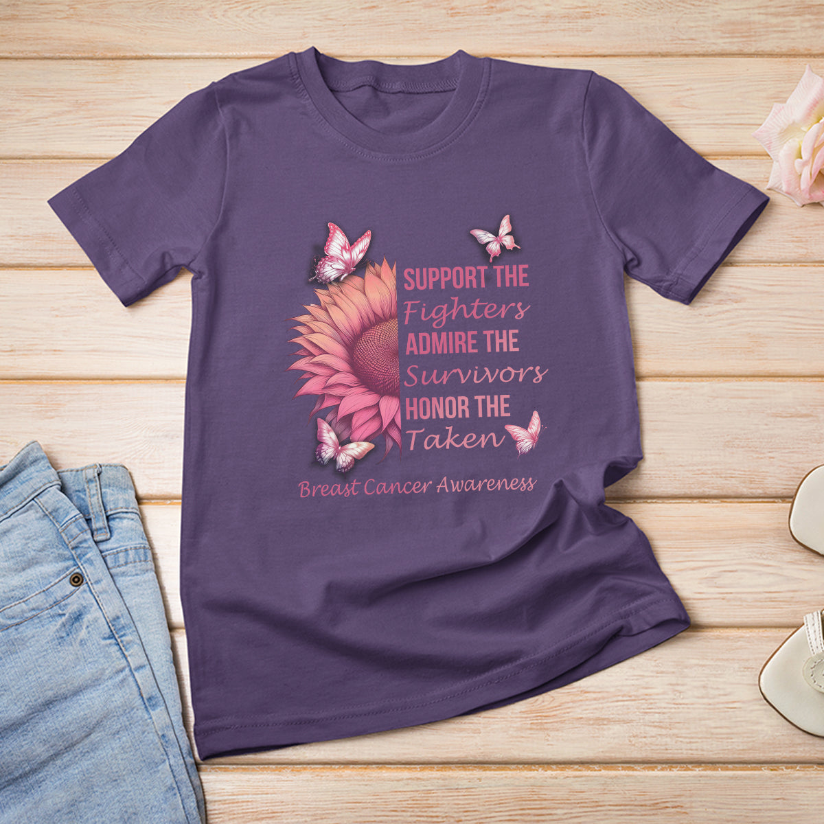 breast-cancer-awareness-t-shirt-support-admire-honor-breast-cancer-warrior-survivor-pink-sunflower