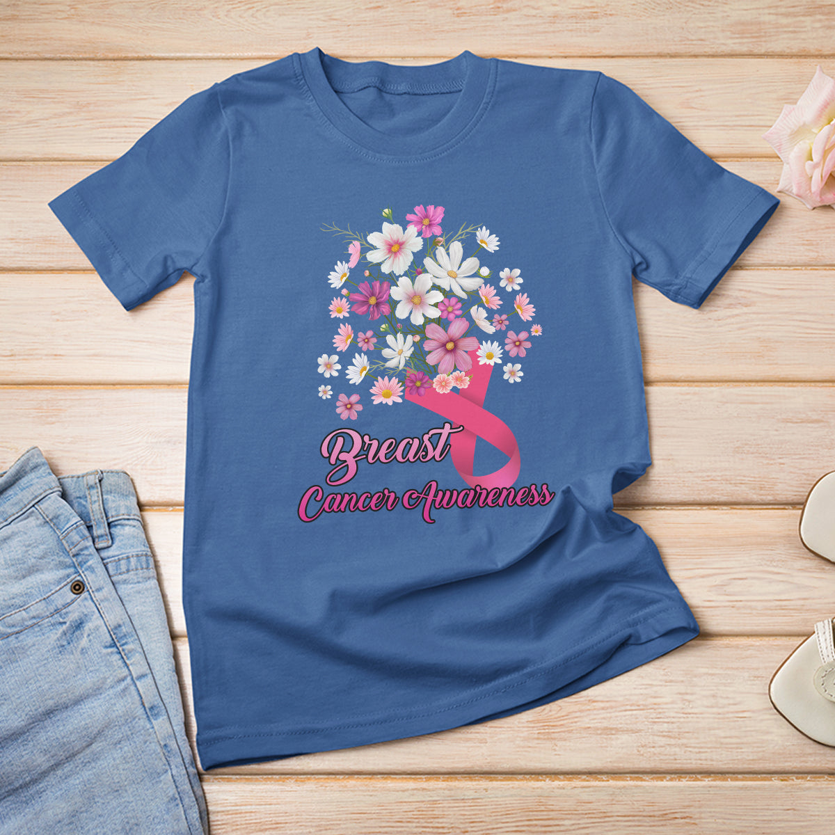 breast-cancer-awareness-t-shirt-pink-ribbon-flower-bouquet-supoprt-women-breast-cancer-warrior