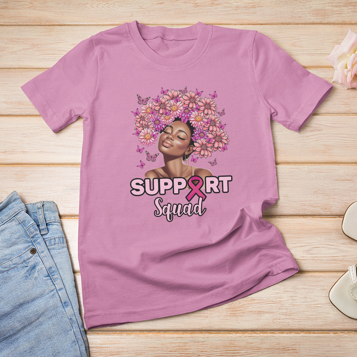 breast-cancer-awareness-t-shirt-support-squad-black-afro-women-pink-ribbon-sunflower