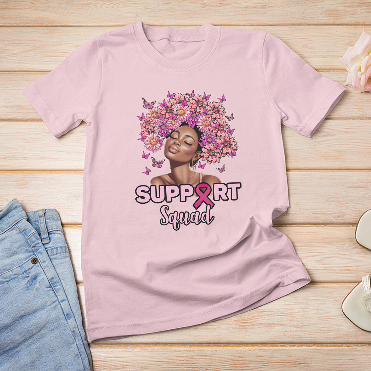 breast-cancer-awareness-t-shirt-support-squad-black-afro-women-pink-ribbon-sunflower