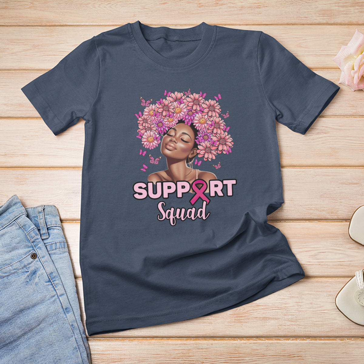 breast-cancer-awareness-t-shirt-support-squad-black-afro-women-pink-ribbon-sunflower