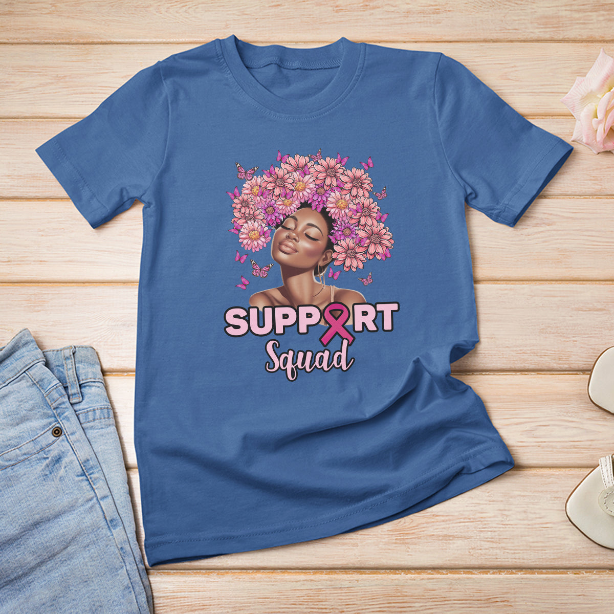 breast-cancer-awareness-t-shirt-support-squad-black-afro-women-pink-ribbon-sunflower