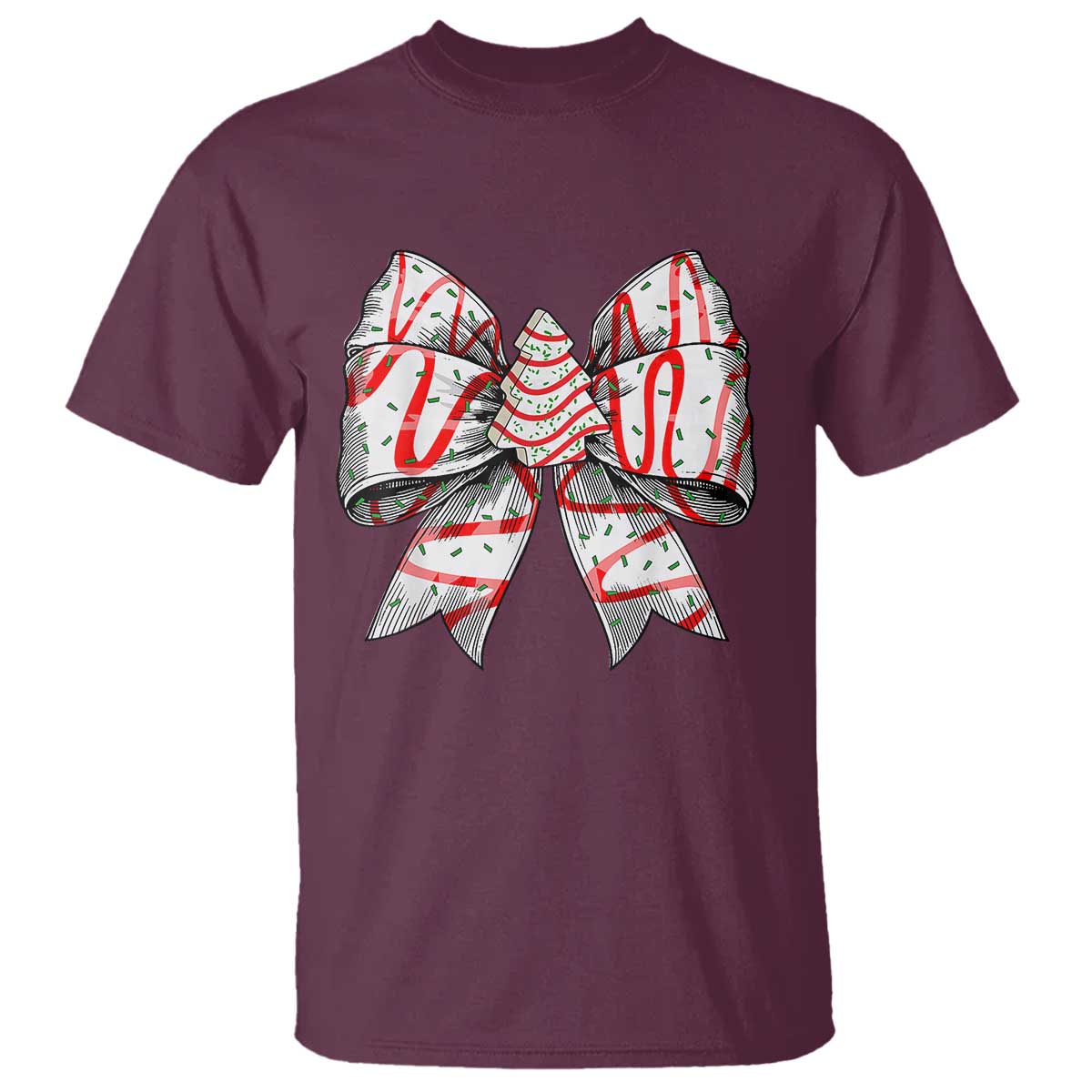 coquette-bow-christmas-tree-cake-t-shirt-xmas-vibes