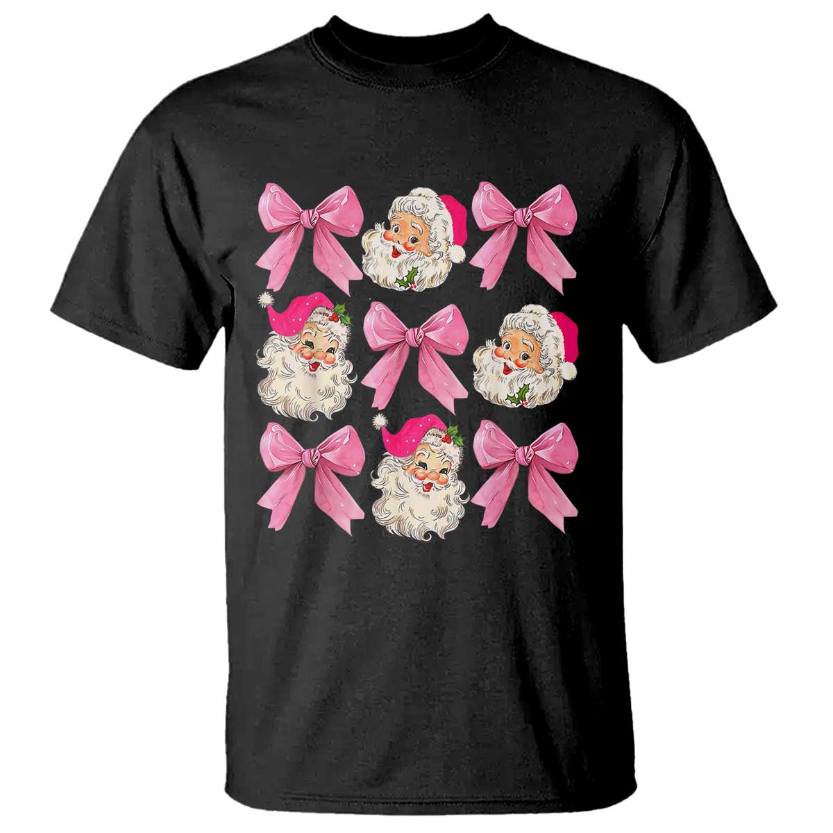 vintage-pink-christmas-coquette-bow-t-shirt-santa-claus-festive-xmas-vibe